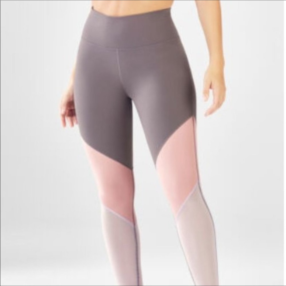 Fabletics High Waist Color Block Leggings